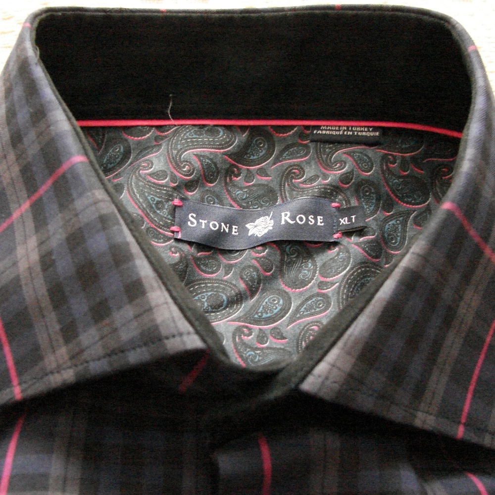 men's Stone Rose long sleeve shirt XLT